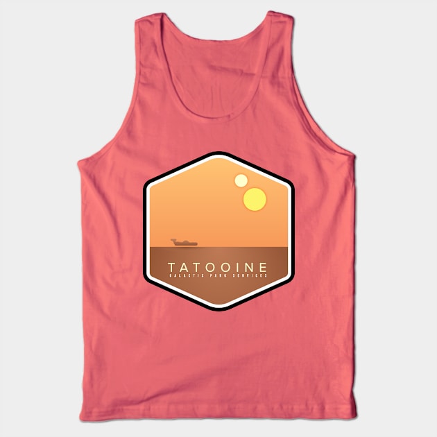 Tatooine Galactic Park Services Tank Top by LeesaMay